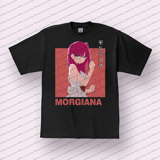 Magi Distressed Design Graphic Tee