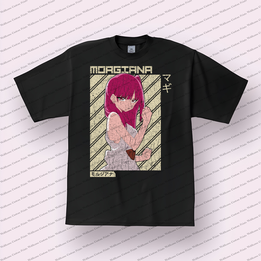 Magi Distressed Design Graphic Tee