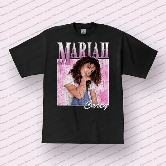 Mariah Carey Distressed Graphic Tee