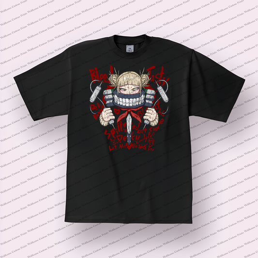 Mieruko Chan Distressed Design Graphic Tee