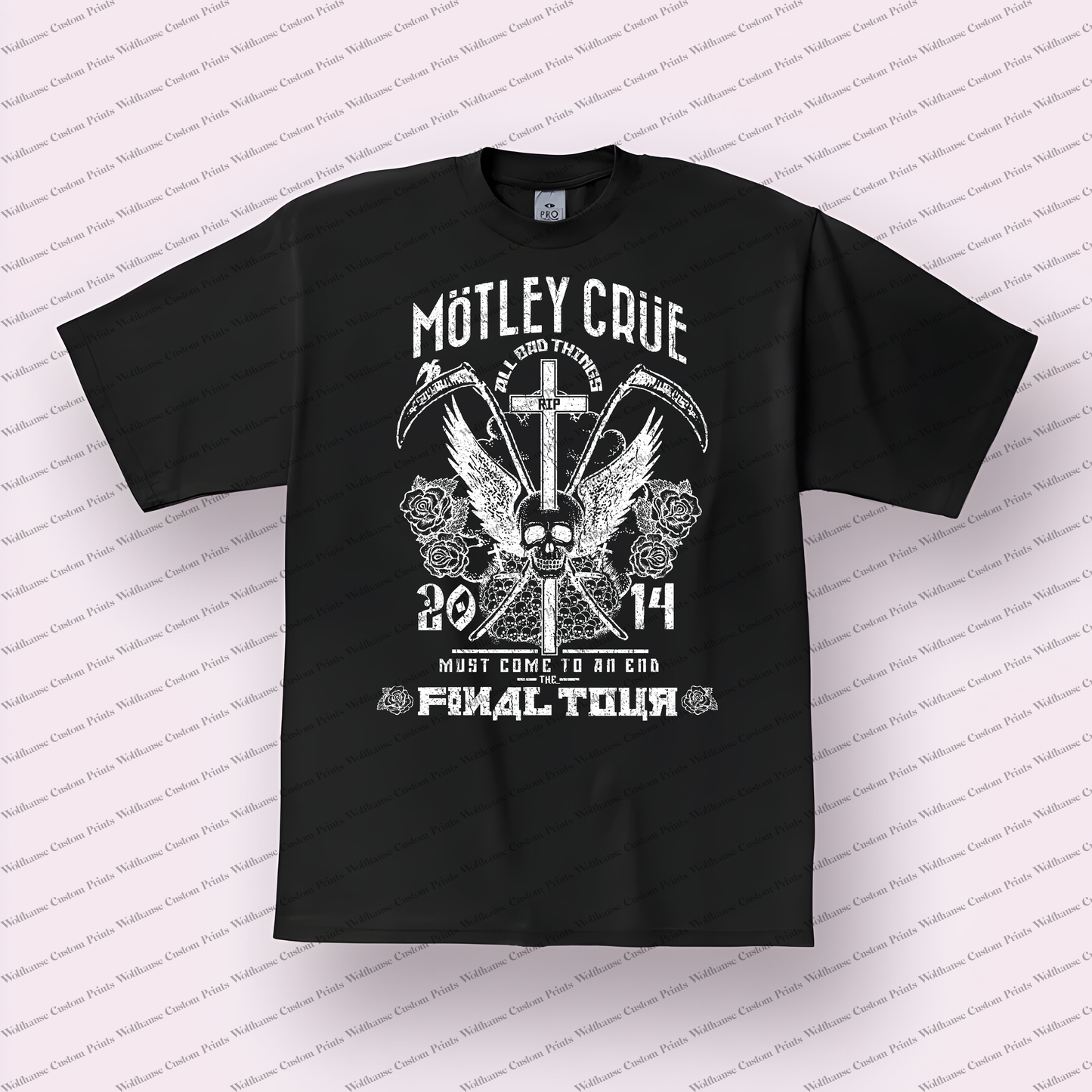 Motley Crue Distressed Graphic Tee