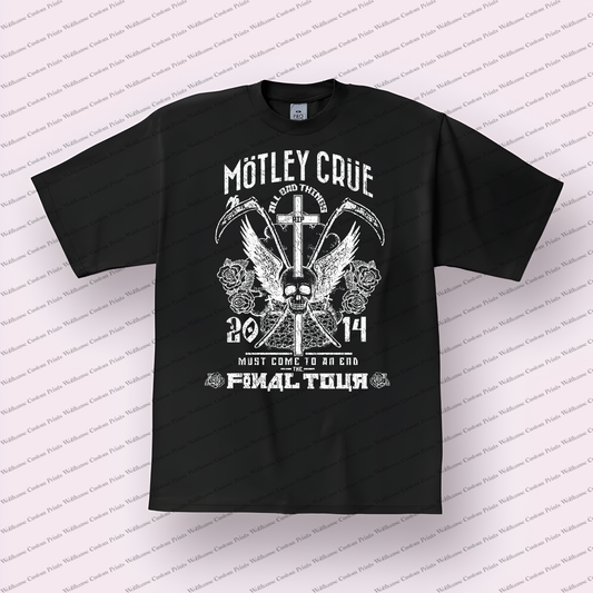 Motley Crue Distressed Graphic Tee