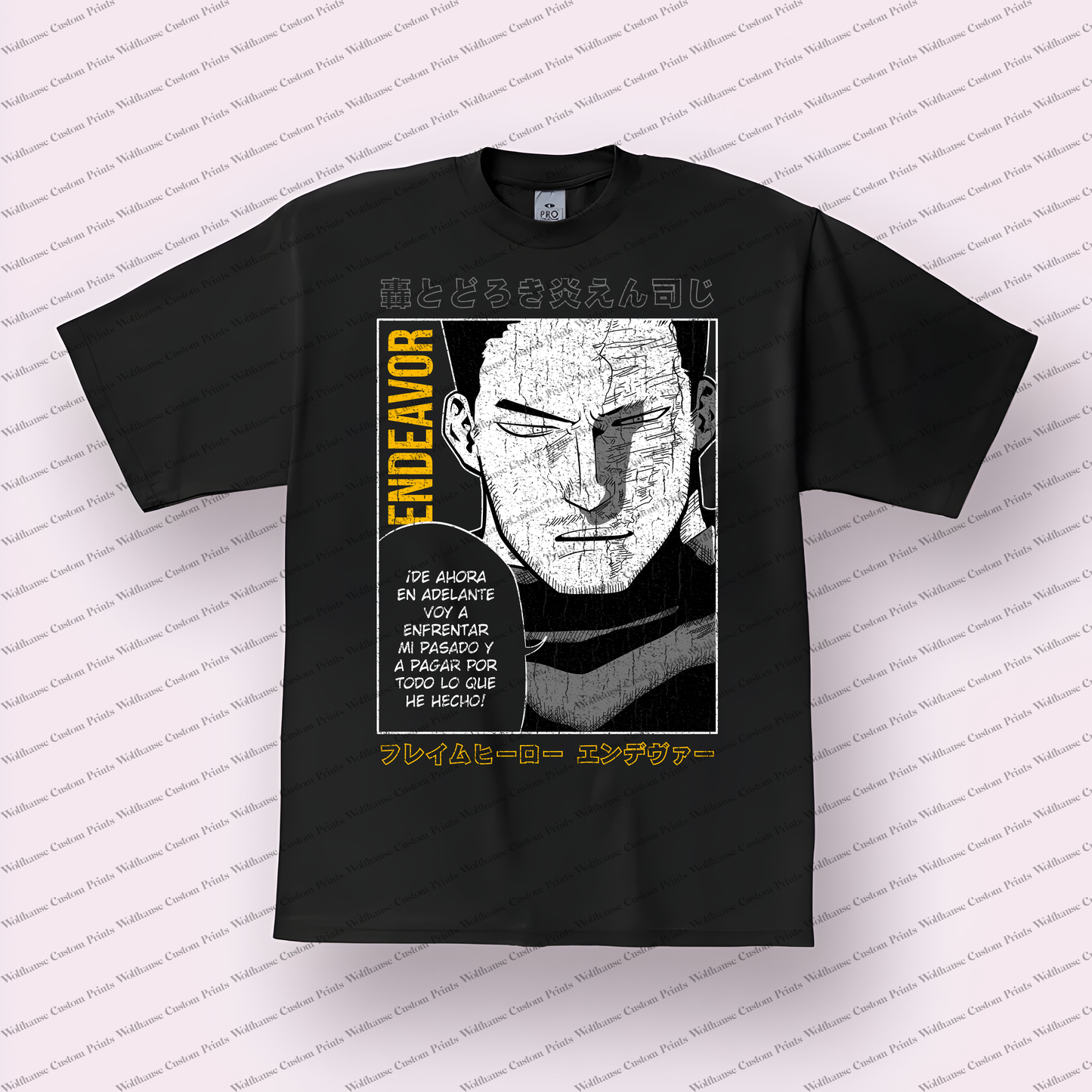 My hero academia Distressed Design Graphic Tee