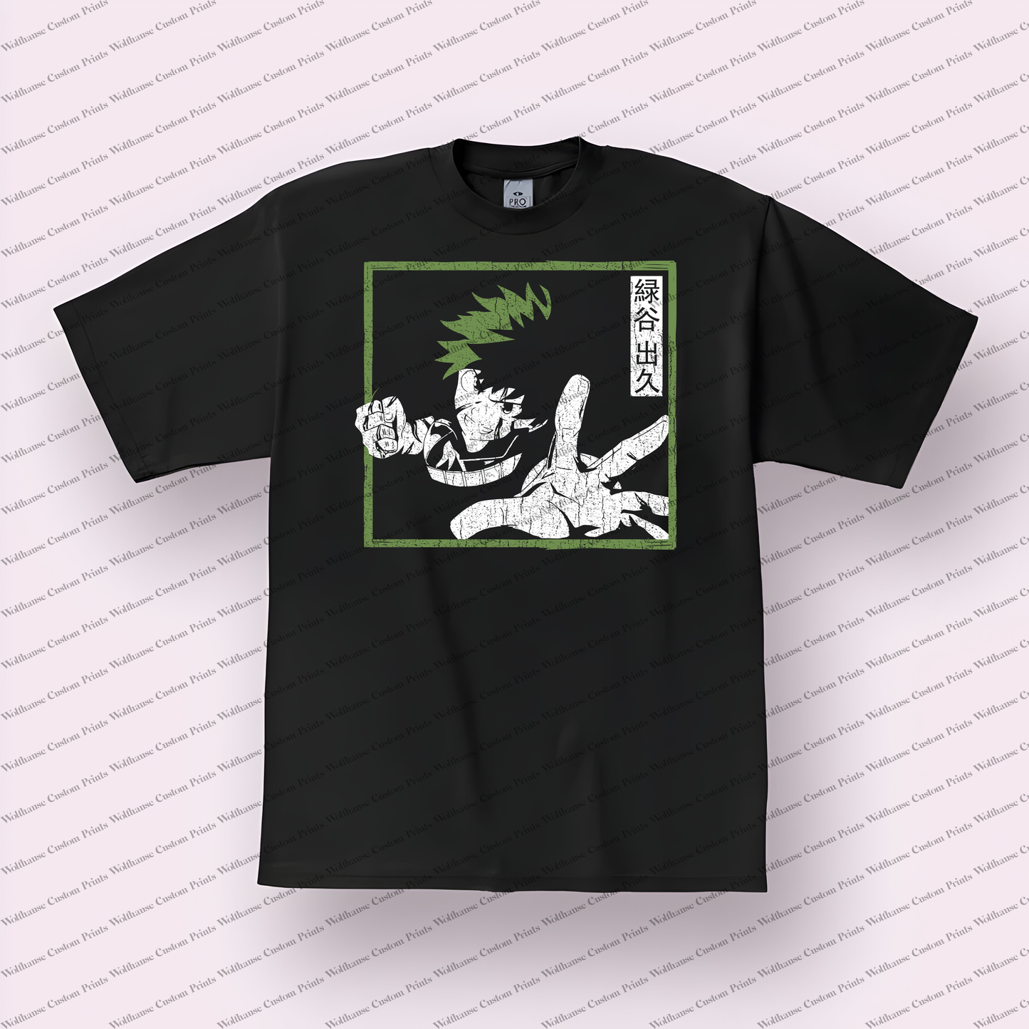 My hero academia Distressed Design Graphic Tee