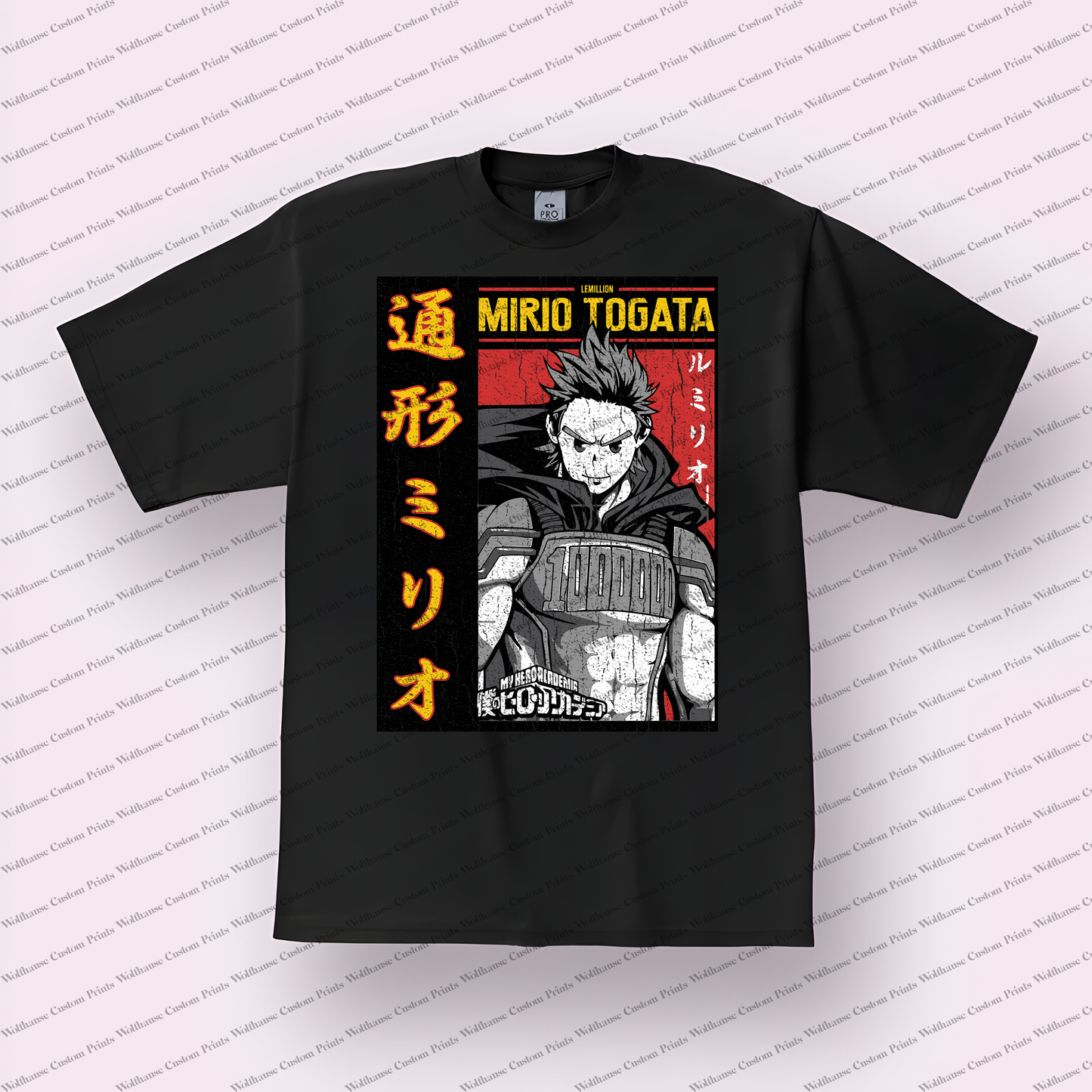 My hero academia Distressed Design Graphic Tee