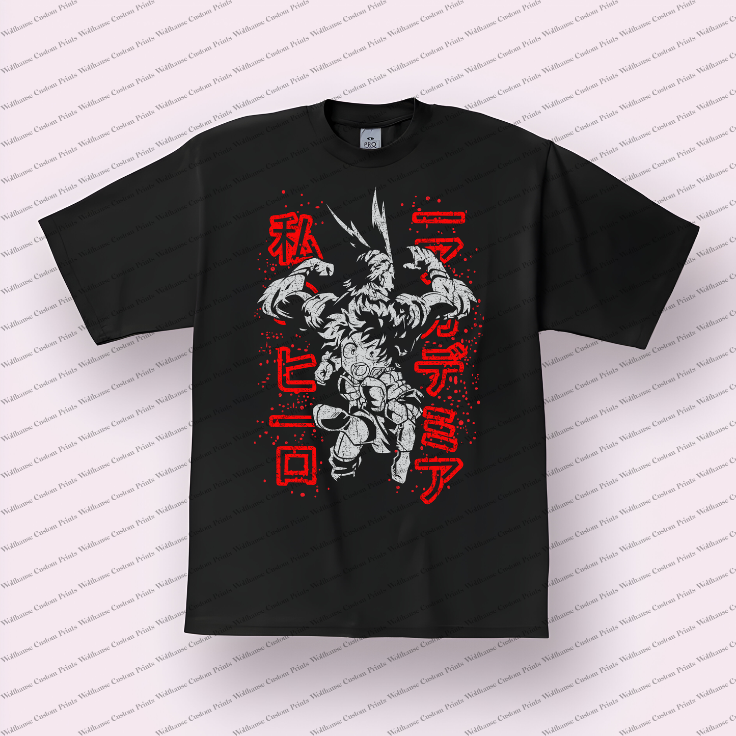 My hero academia Distressed Design Graphic Tee