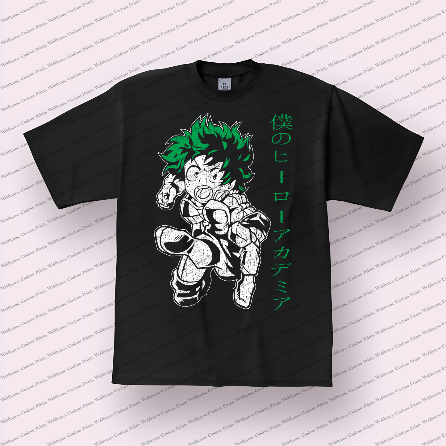 My hero academia Distressed Design Graphic Tee