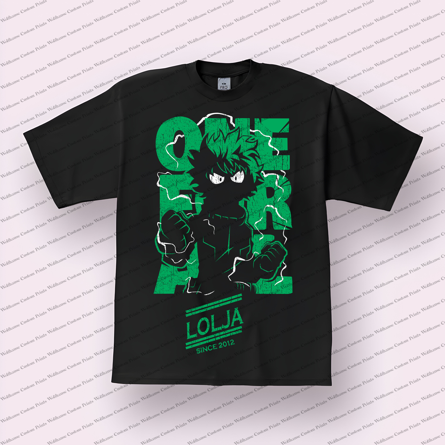 My hero academia Distressed Design Graphic Tee