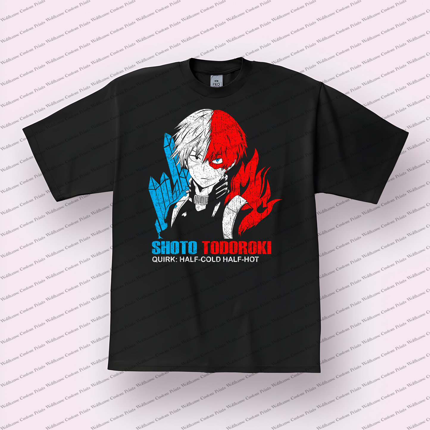 My hero academia Distressed Design Graphic Tee