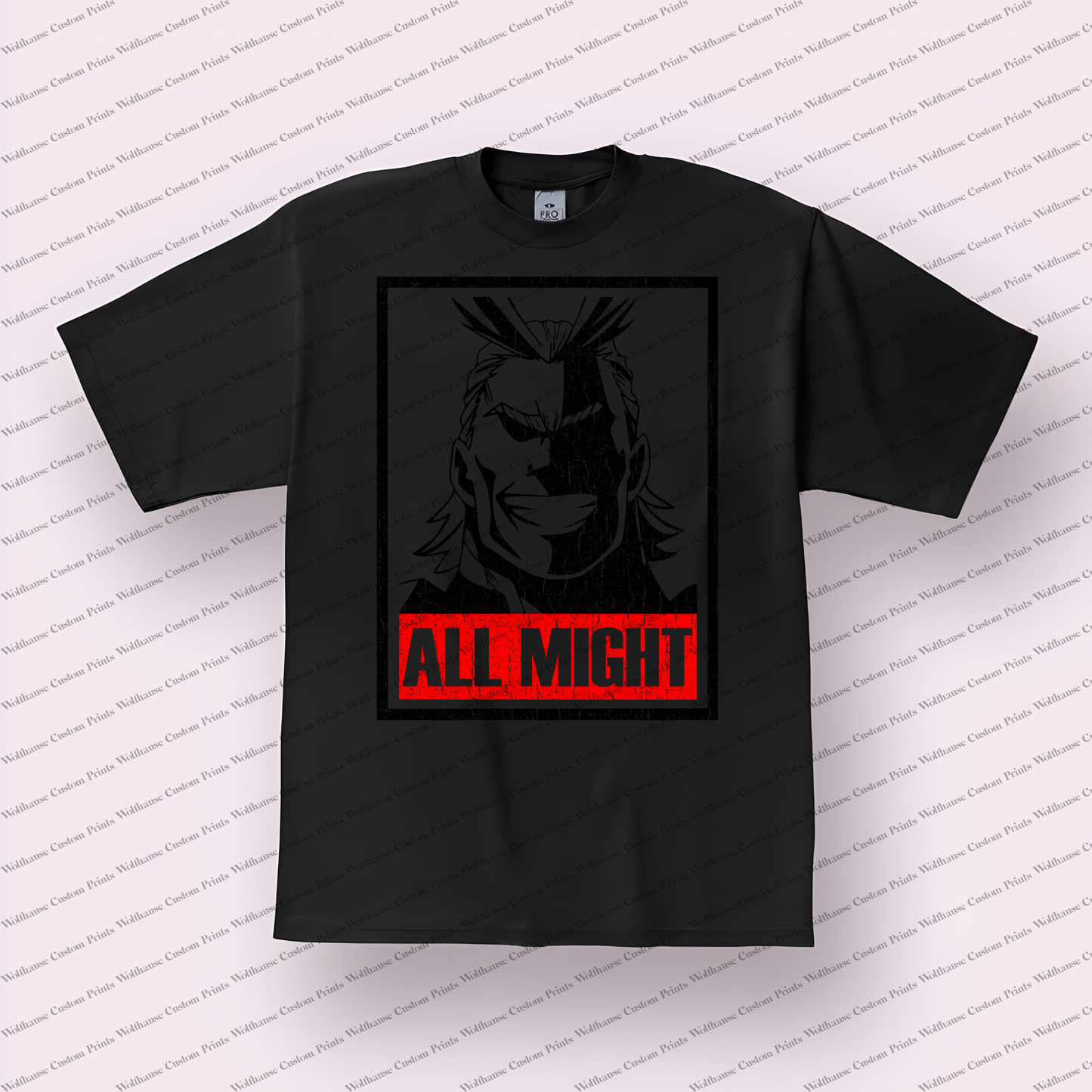 My hero academia Distressed Design Graphic Tee