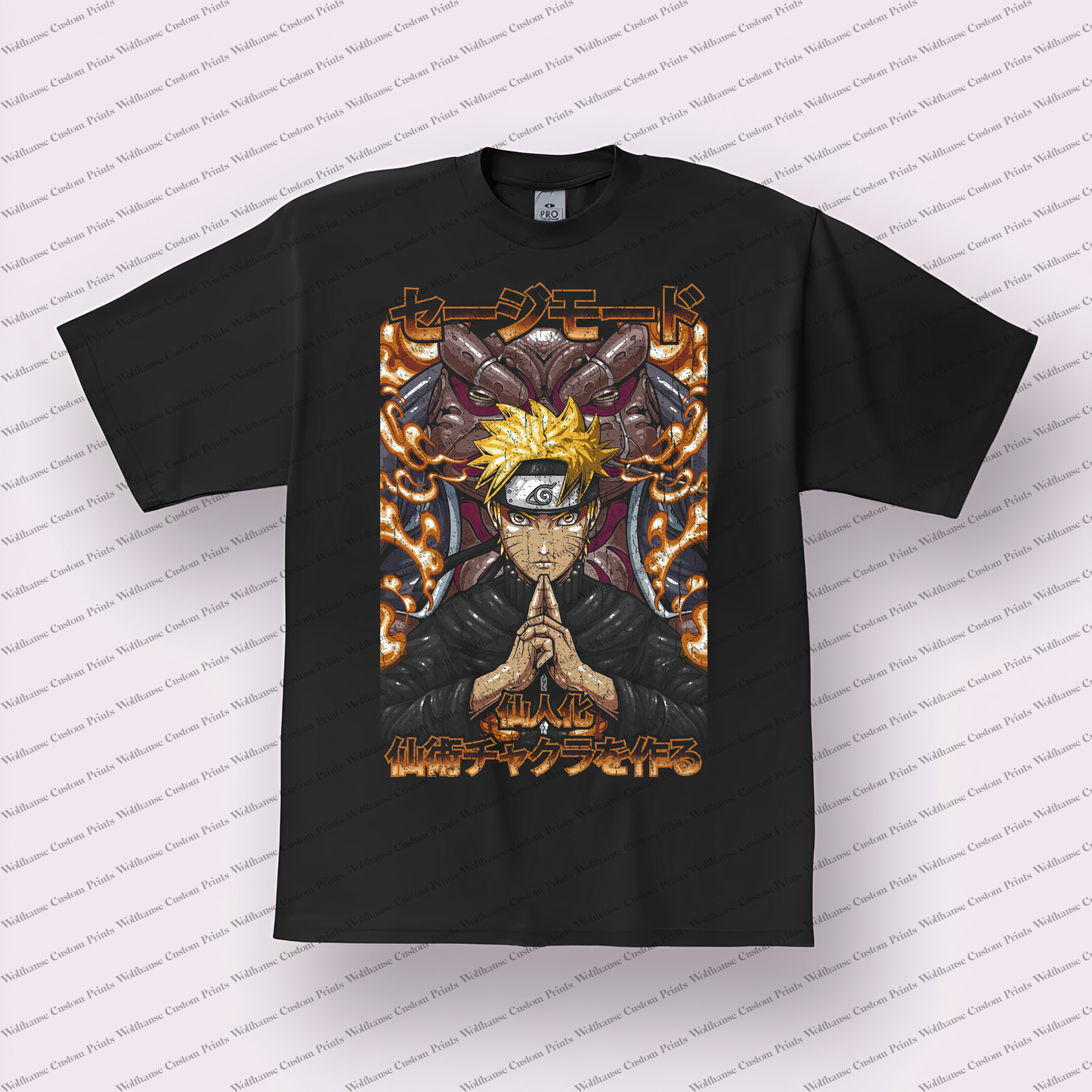 Naruto Distressed Design Graphic Tee