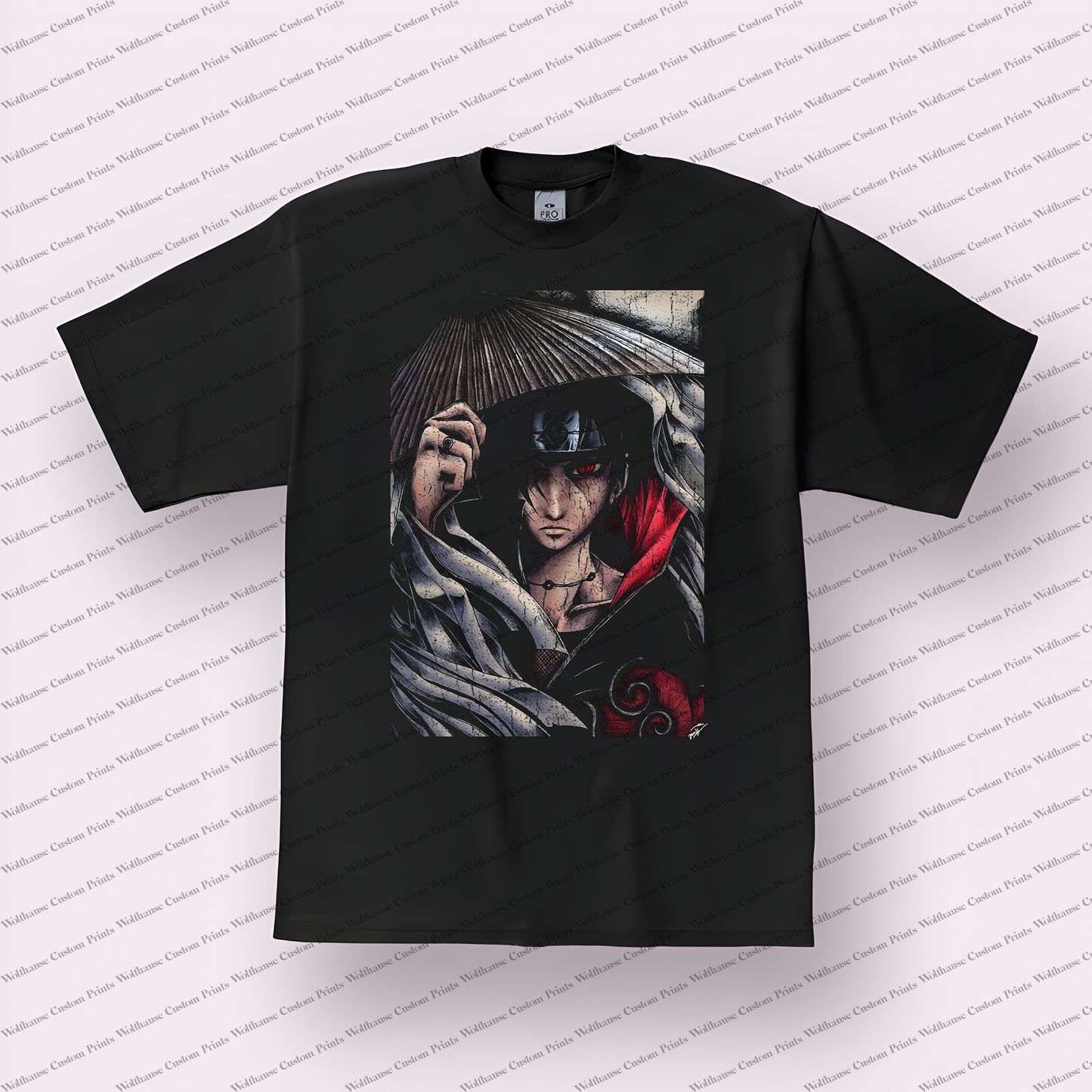 Naruto Distressed Design Graphic Tee