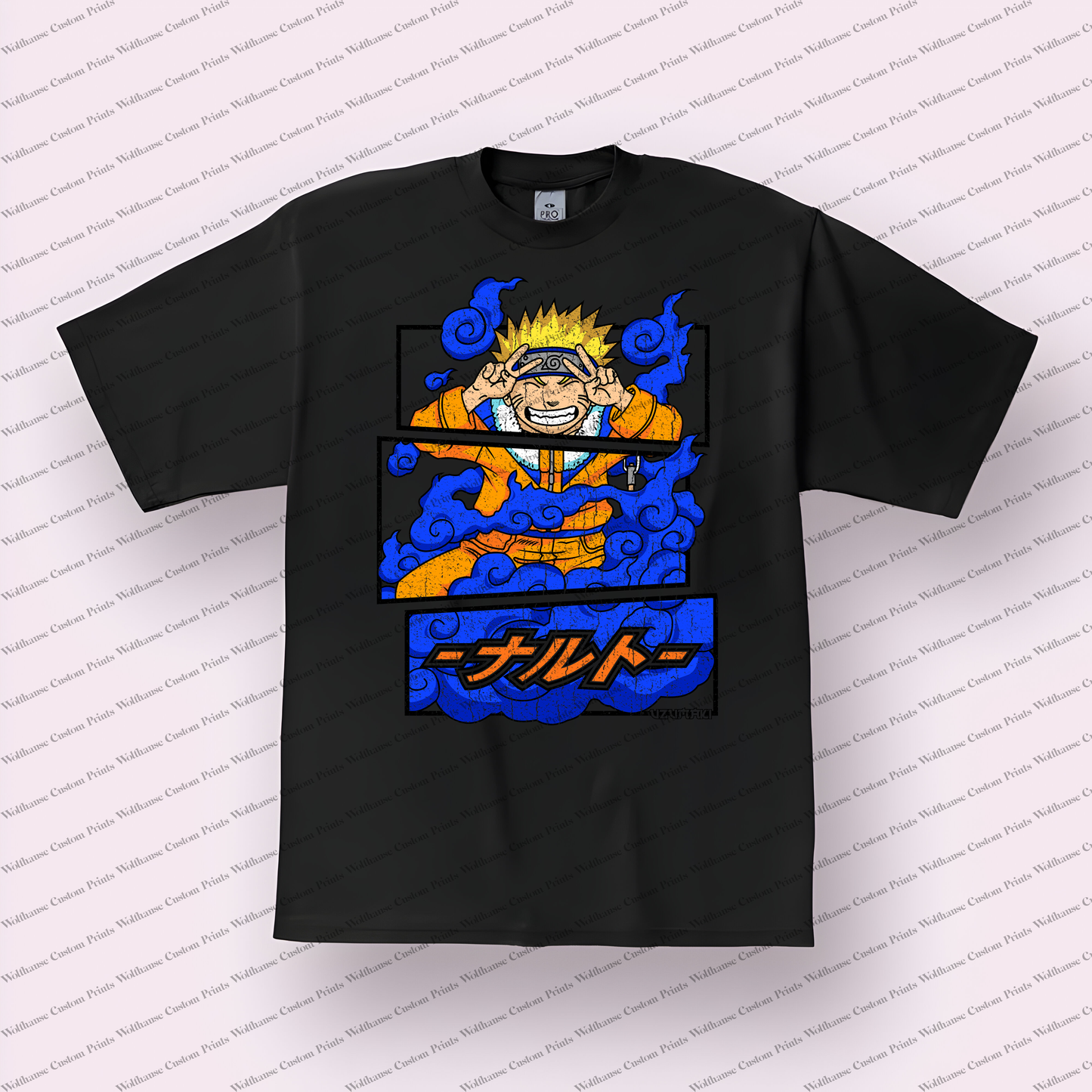 Naruto Distressed Design Graphic Tee