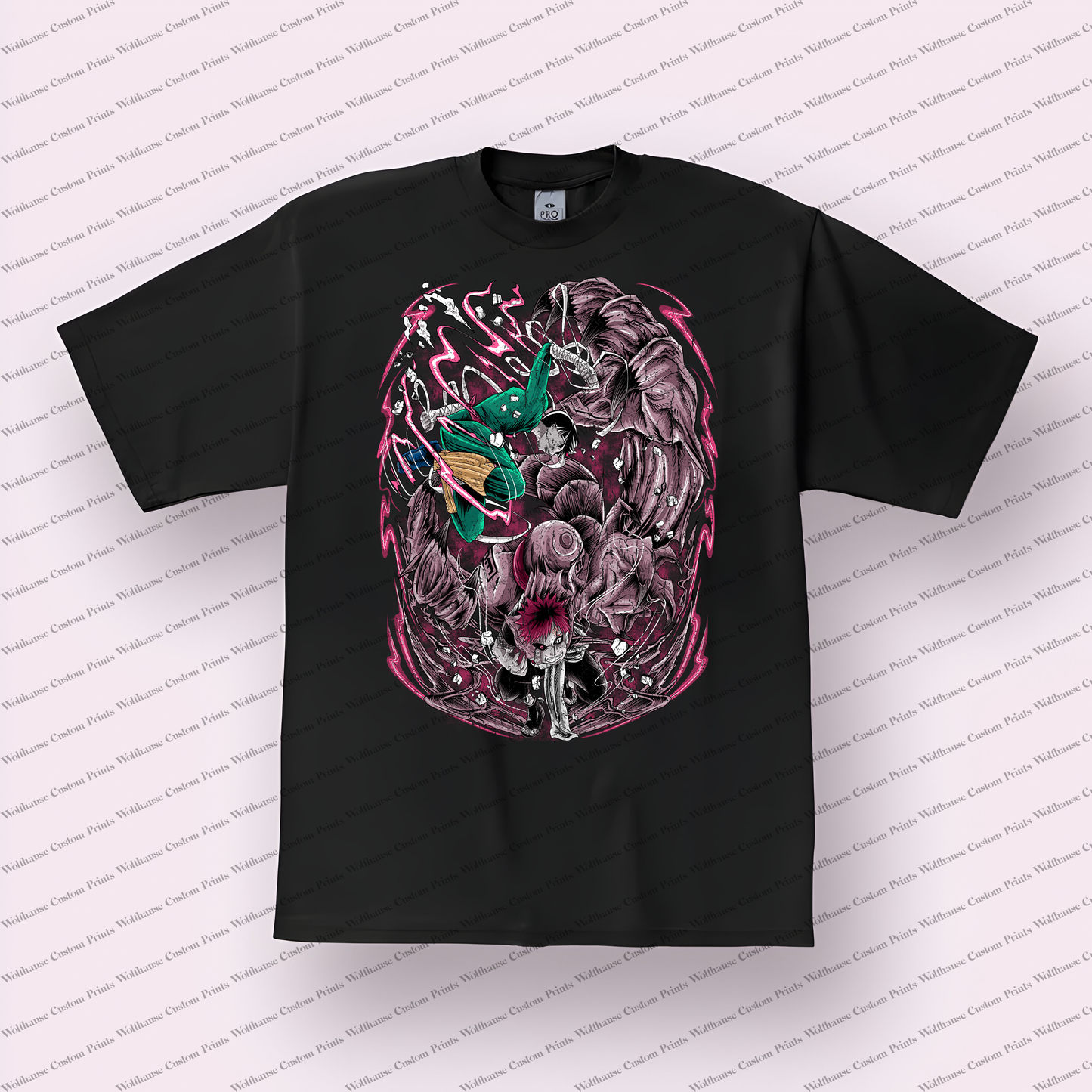 Naruto Distressed Design Graphic Tee