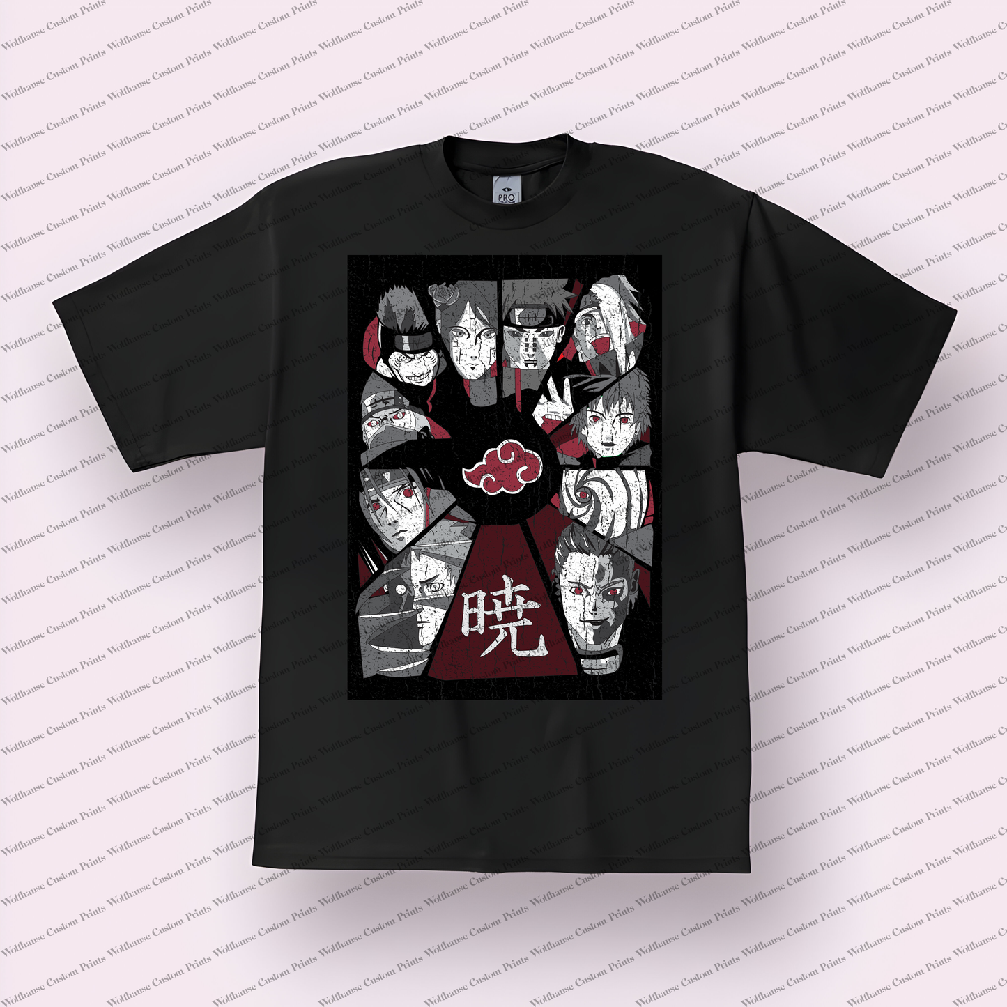 Naruto Distressed Design Graphic Tee