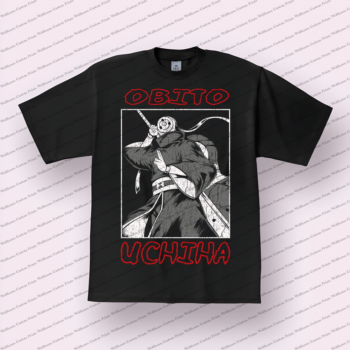 Naruto Distressed Design Graphic Tee