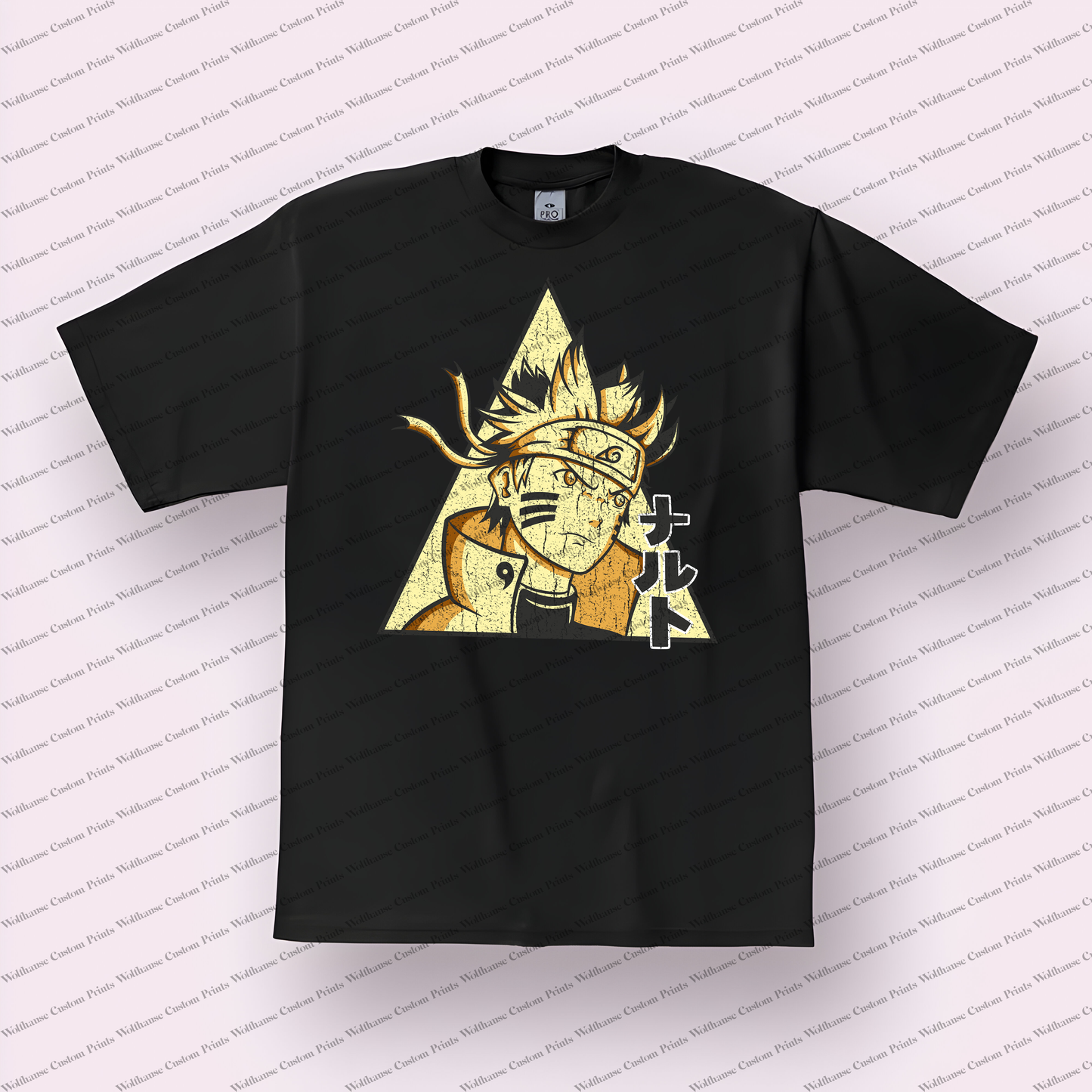 Naruto Distressed Design Graphic Tee