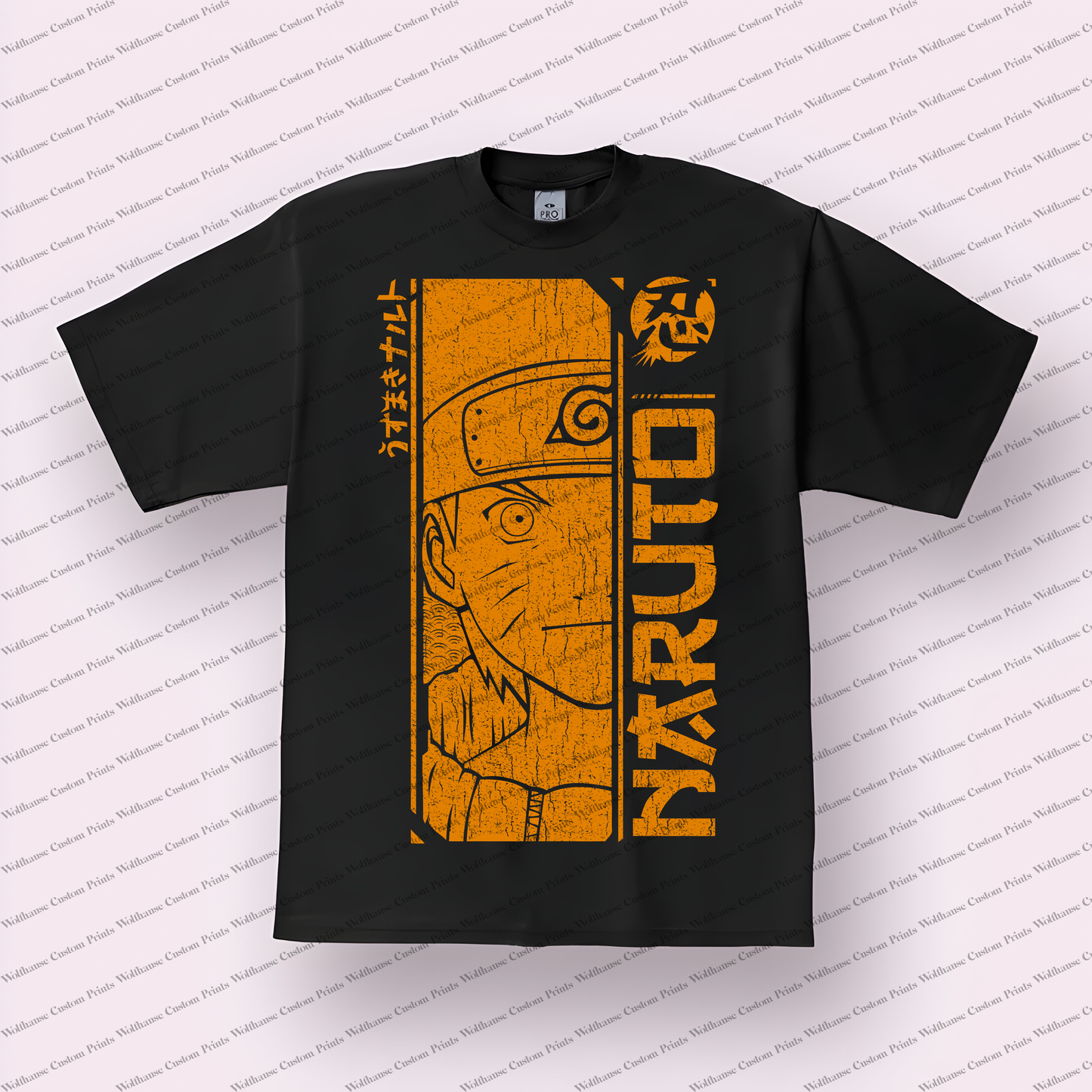 Naruto Distressed Design Graphic Tee