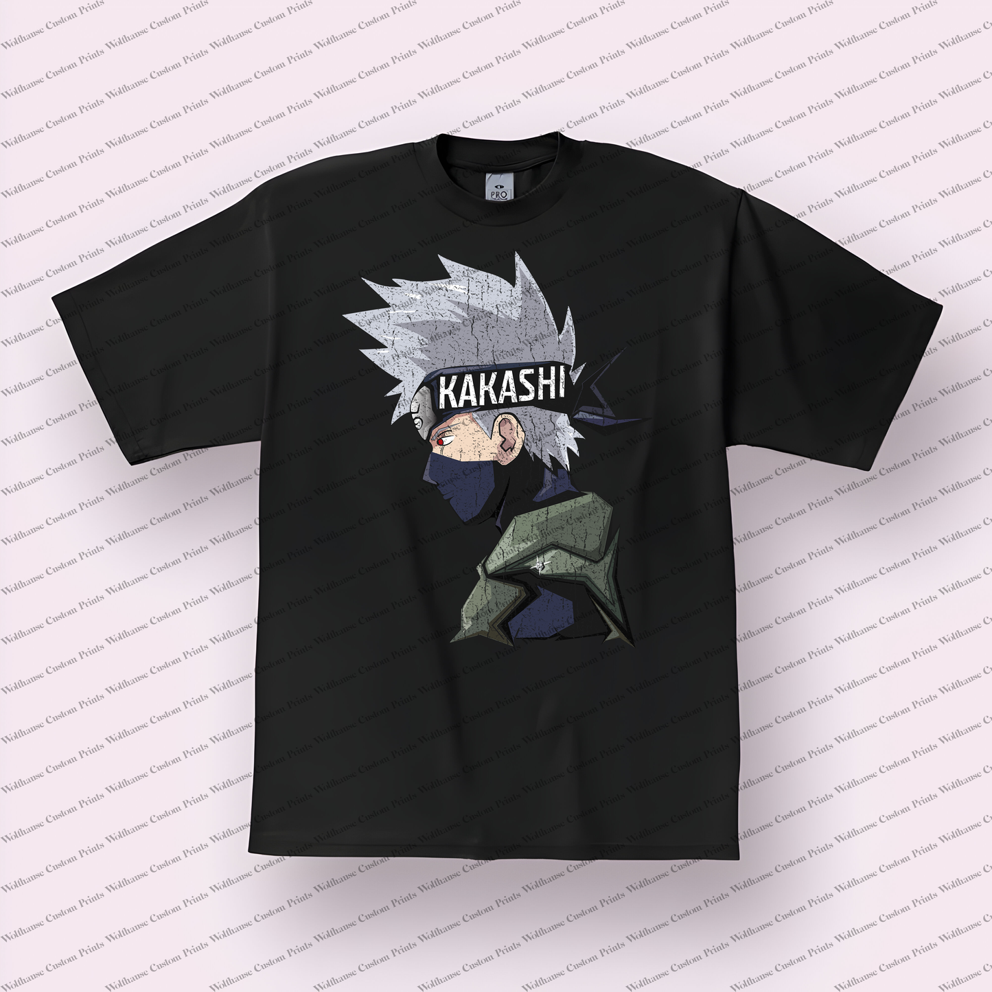 Naruto Distressed Design Graphic Tee