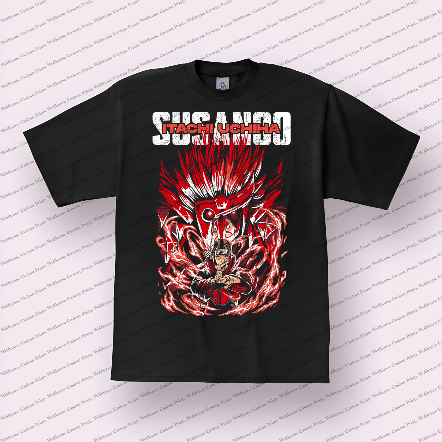 Naruto Distressed Design Graphic Tee