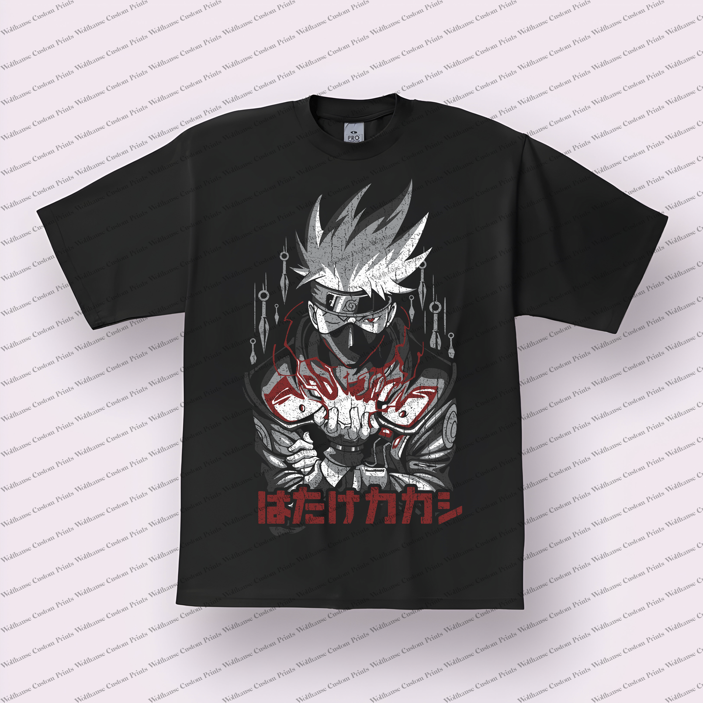 Naruto Distressed Design Graphic Tee