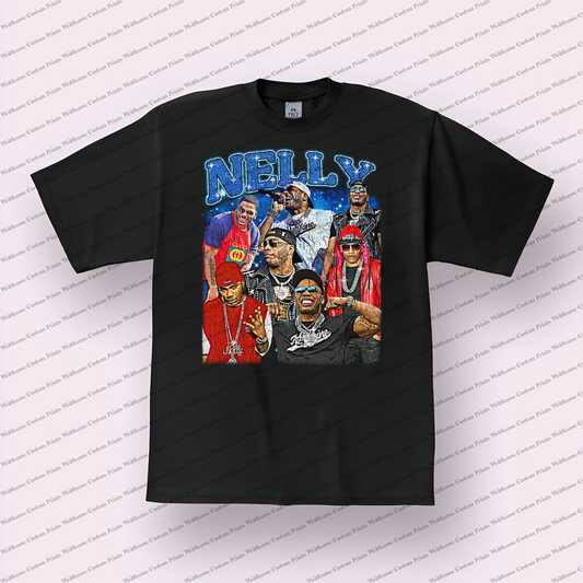 Nelly Distressed Graphic Tee