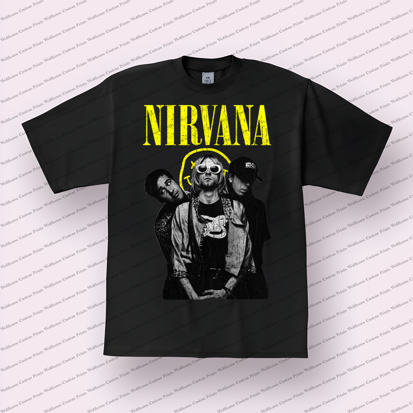Nirvana Distressed Graphic Tee