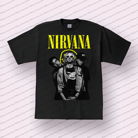 Nirvana Distressed Graphic Tee