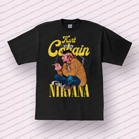 Nirvana Distressed Graphic Tee