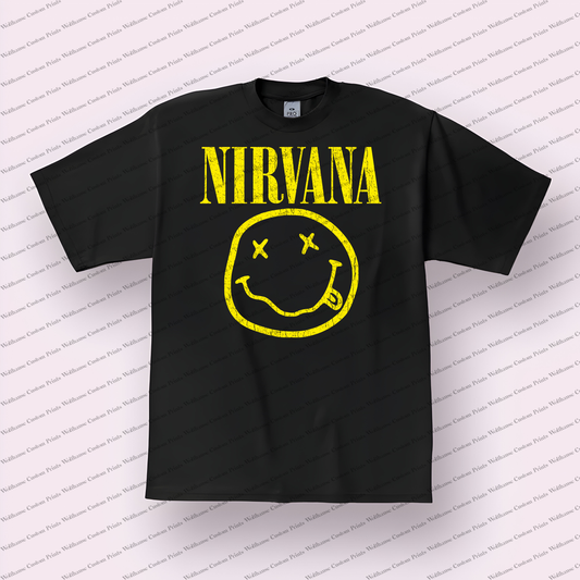 Nirvana Distressed Graphic Tee