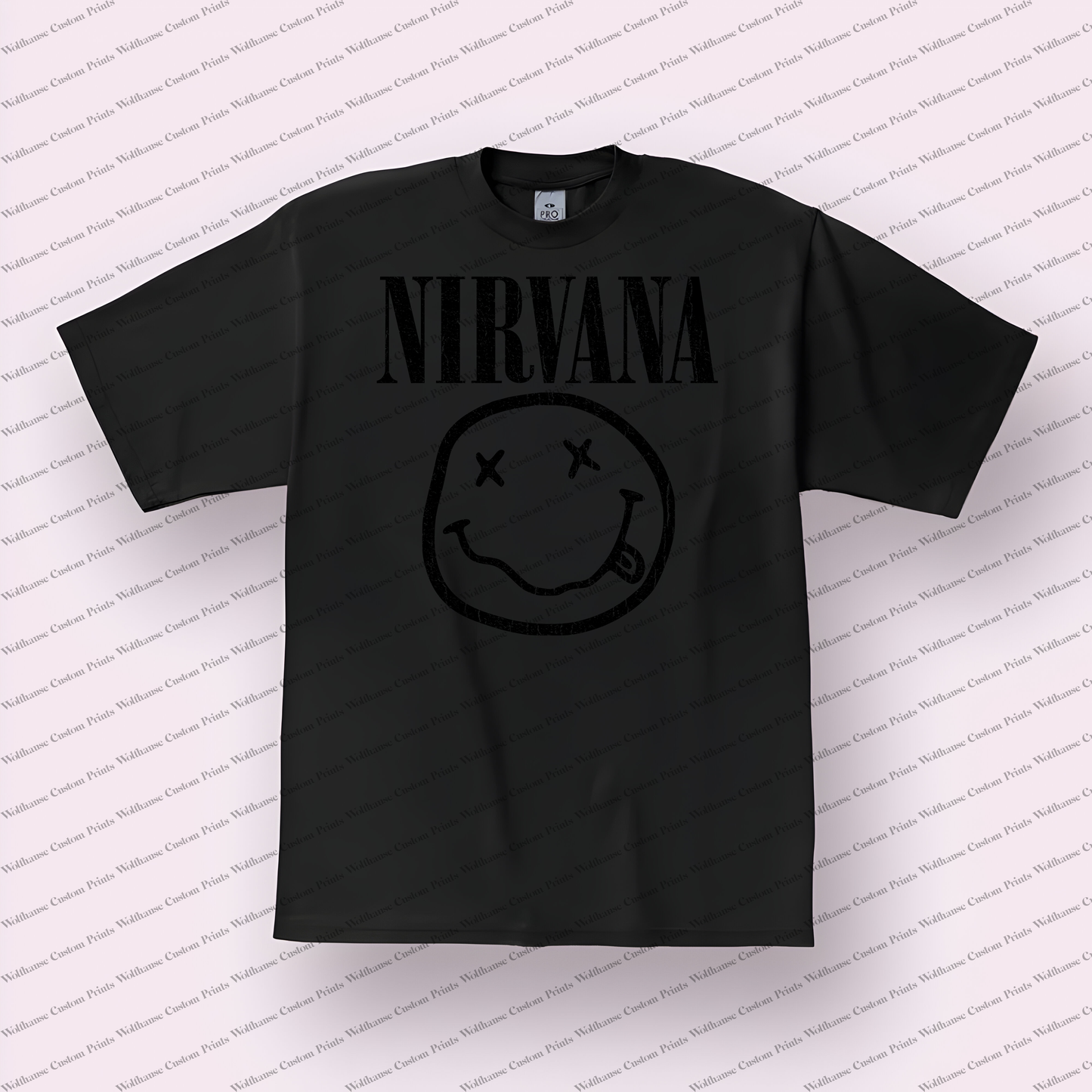 Nirvana Distressed Graphic Tee