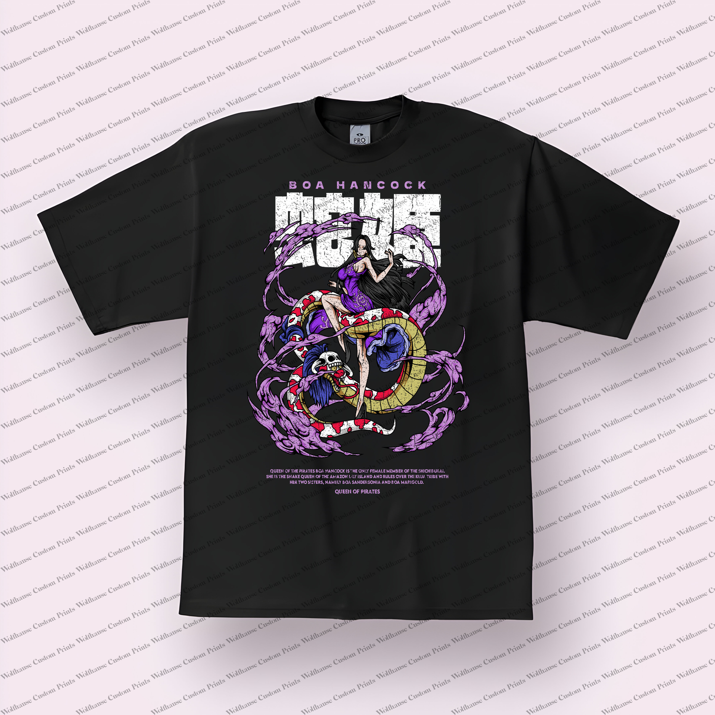 One Piece Distressed Design Graphic Tee