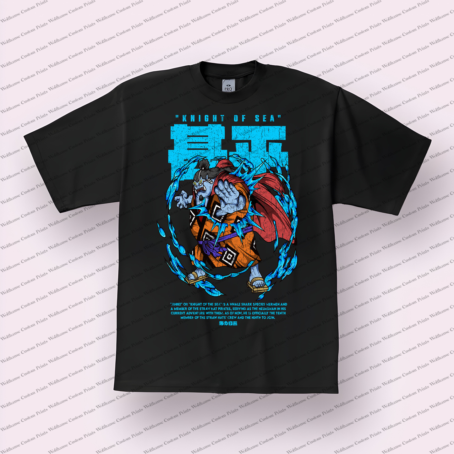 One Piece Distressed Design Graphic Tee