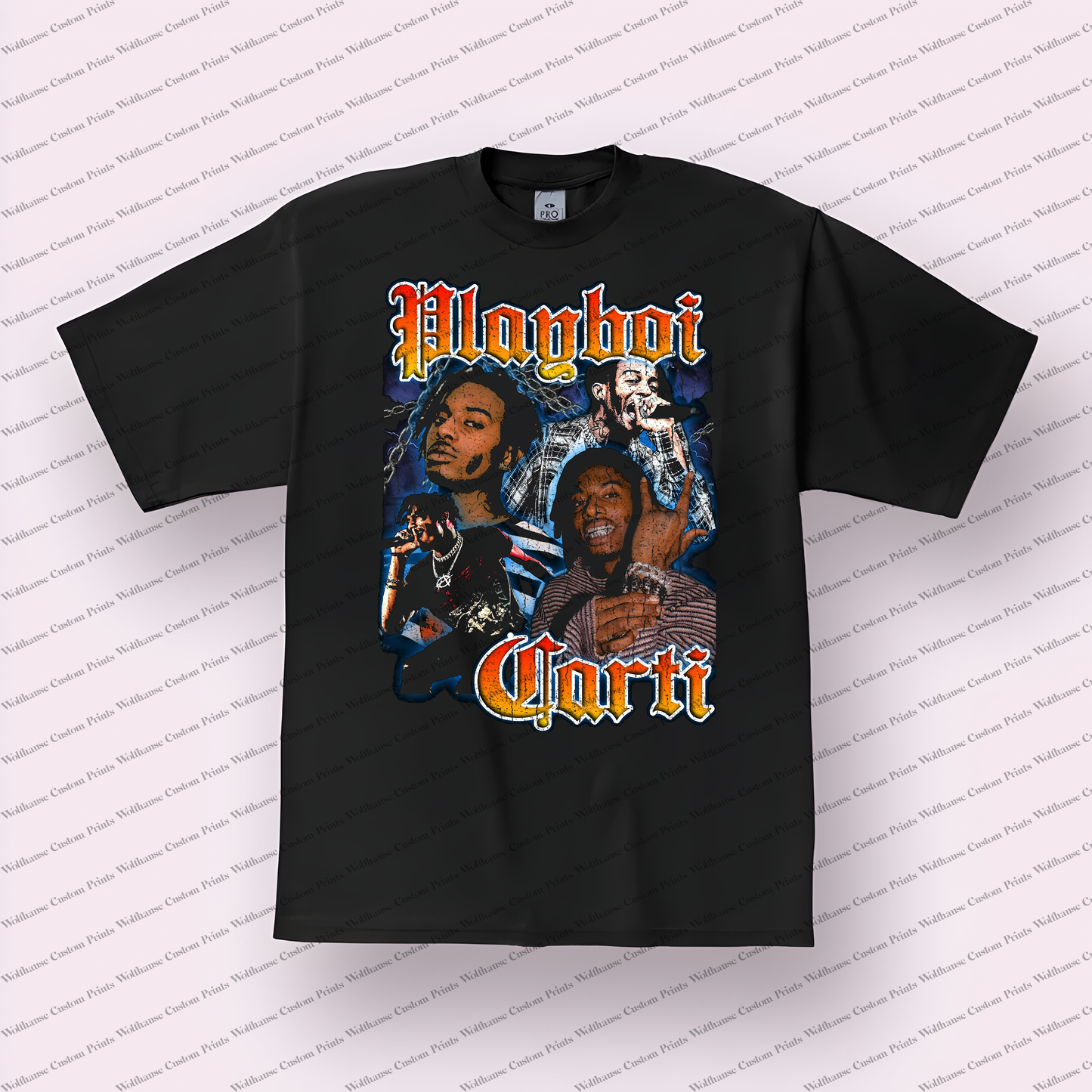 Playboi Distressed Graphic Tee