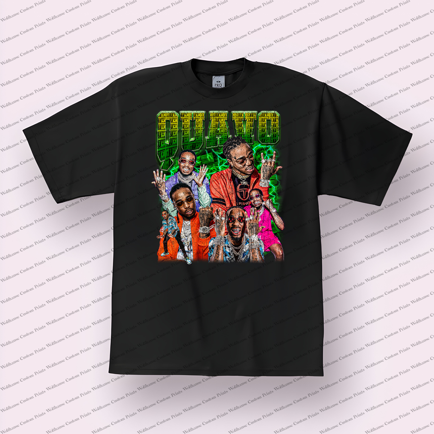 Quavo Distressed Graphic Tee