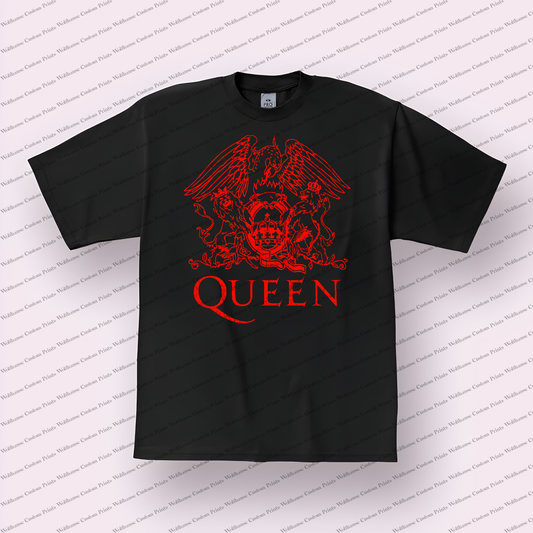Queen Distressed Graphic Tee