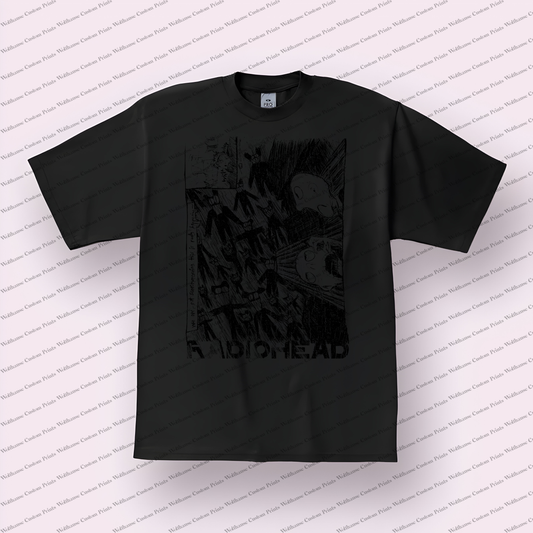 Radiohead Distressed Graphic Tee