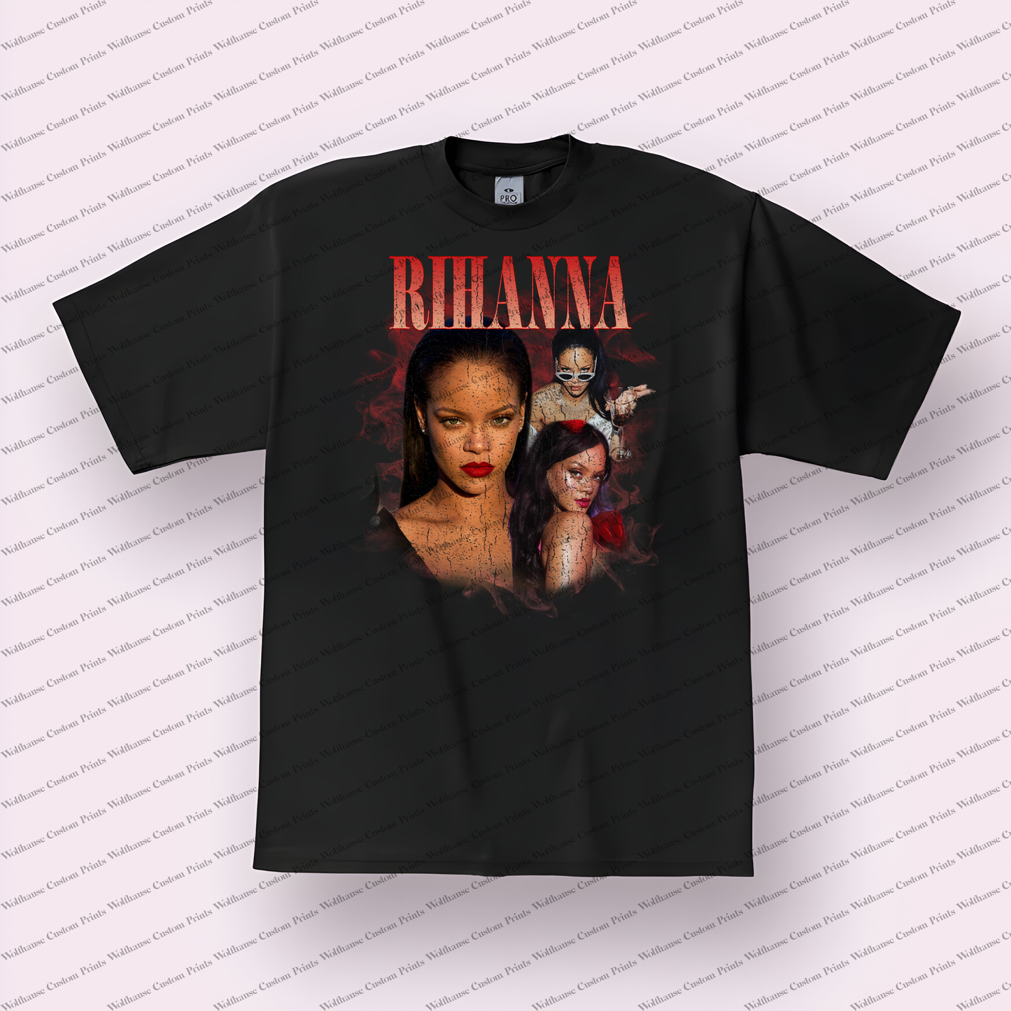 Rihanna Distressed Graphic Tee
