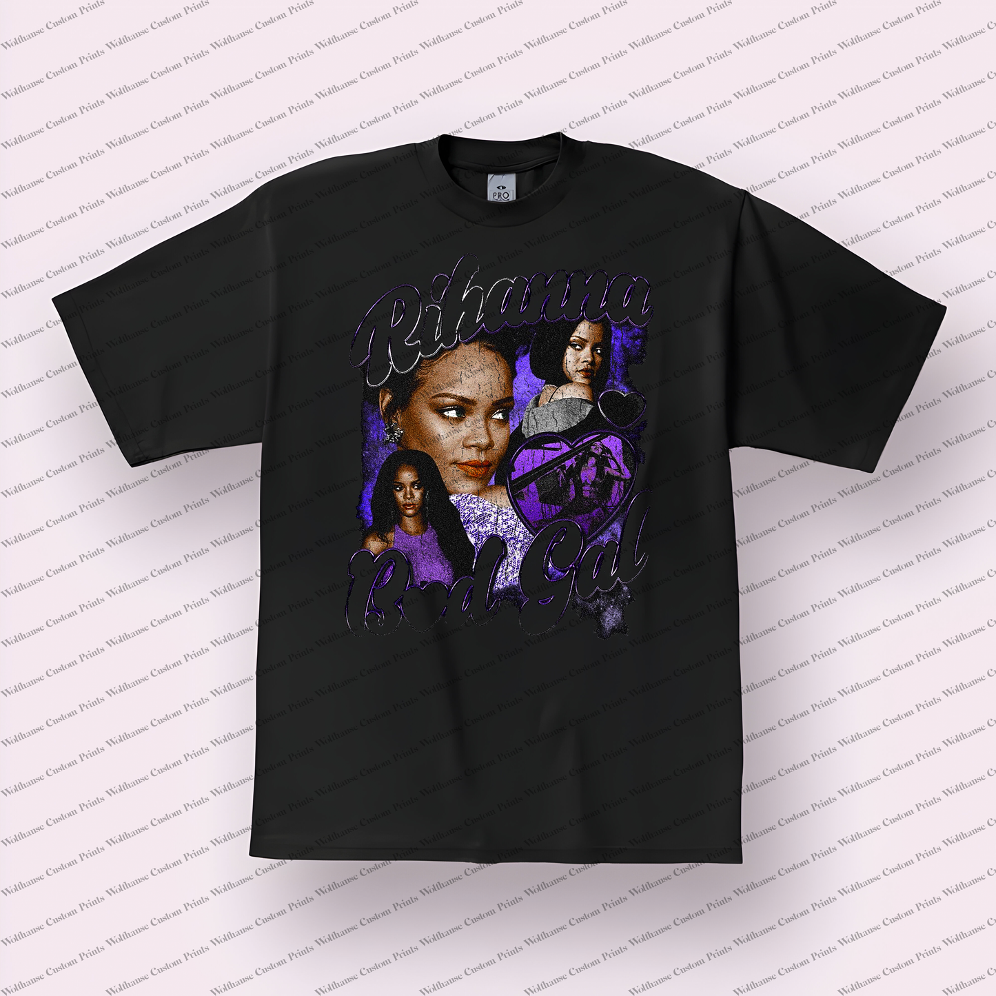 Rihanna Distressed Graphic Tee