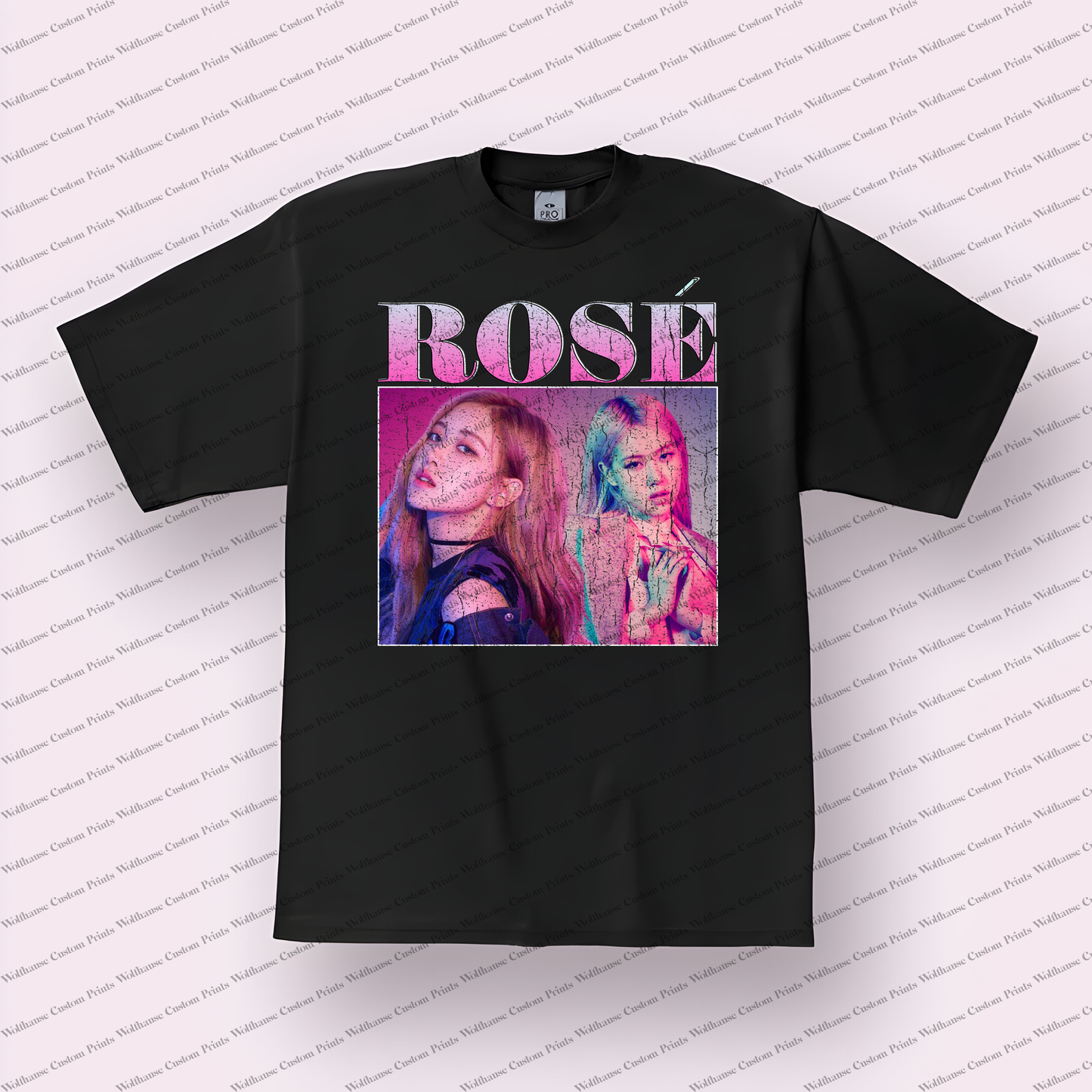 Rose Distressed Graphic Tee