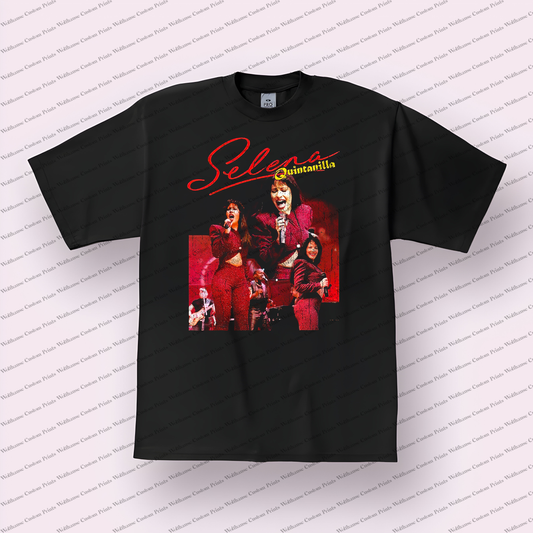 Selena Distressed Graphic Tee