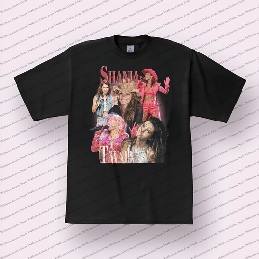 Shania Twain Distressed Graphic Tee
