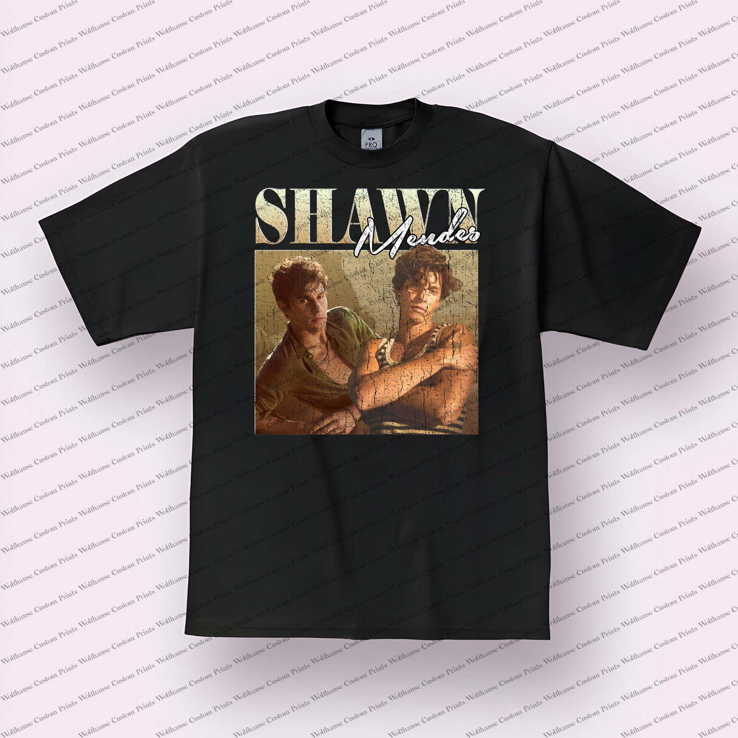 Shawn Mendez Distressed Graphic Tee