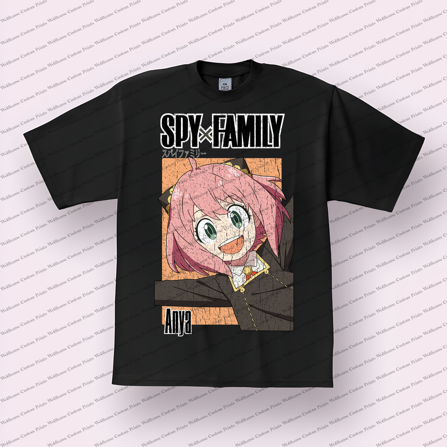 Spy x Family Distressed Design Graphic Tee