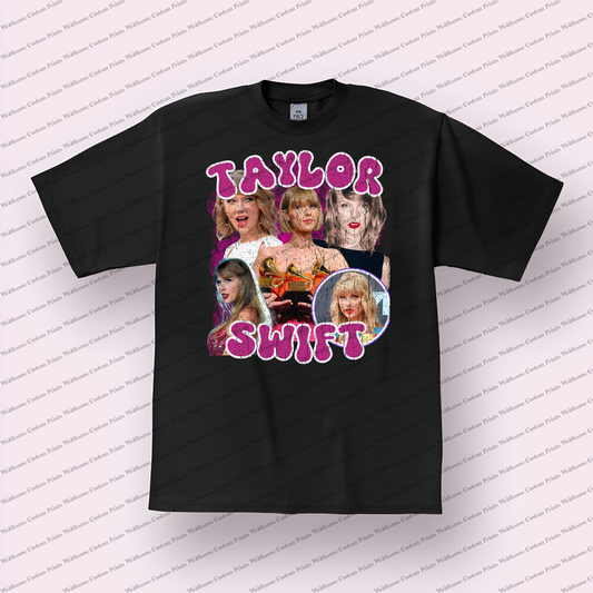 Taylor Swift Distressed Graphic Tee