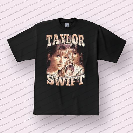 Taylor Swift Distressed Graphic Tee