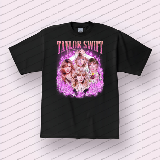 Taylor Swift Distressed Graphic Tee
