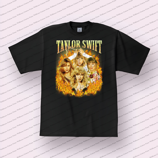 Taylor Swift Distressed Graphic Tee