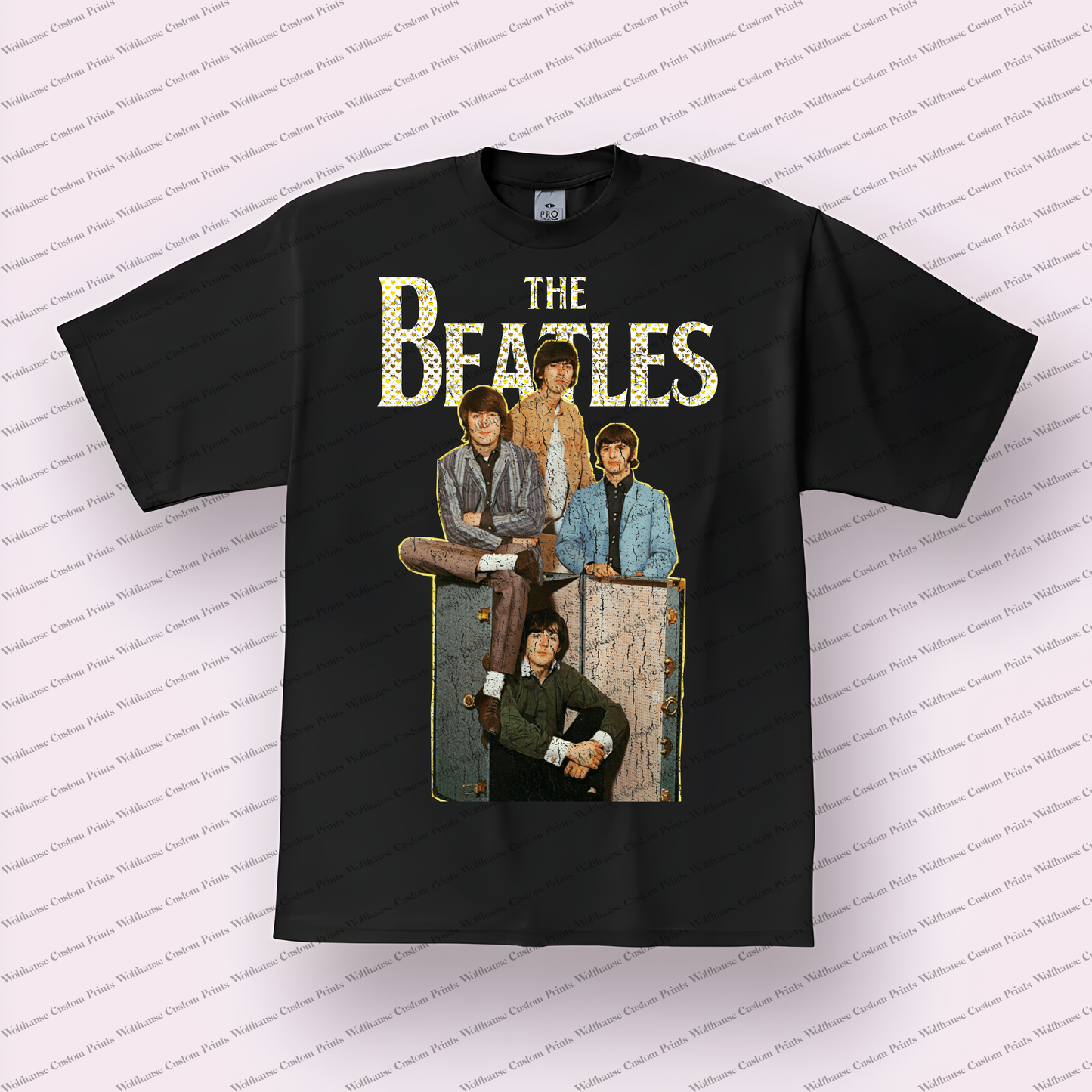 The Beatles Distressed Graphic Tee