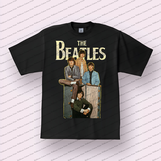 The Beatles Distressed Graphic Tee